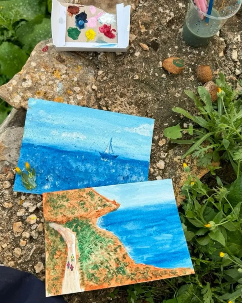 Pittura in natura etna